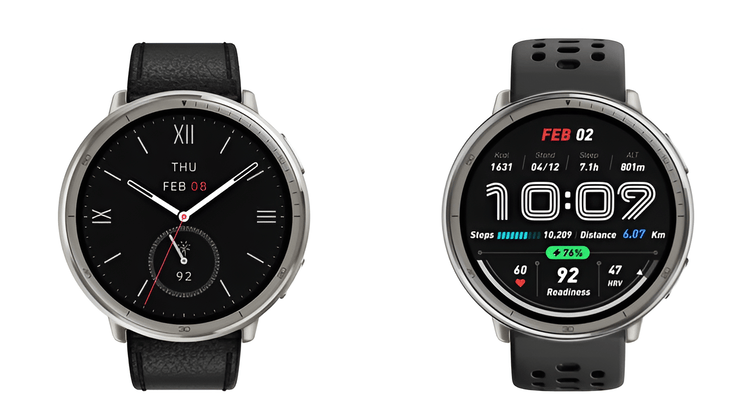 ดีไซน์สองแบบของ Active 2 แสดงตัวเรือนและหน้าจอที่ทันสมัย เหมาะสำหรับผู้ใช้ที่ต้องการสมาร์ตวอทช์สไตล์สปอร์ตและฟีเจอร์ครบครัน