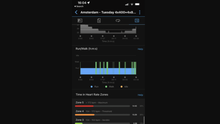 การเชื่อมต่อรองรับการเชื่อมต่อกับสมาร์ตโฟนและแอปต่างๆ เช่น Garmin Connect และ Strava