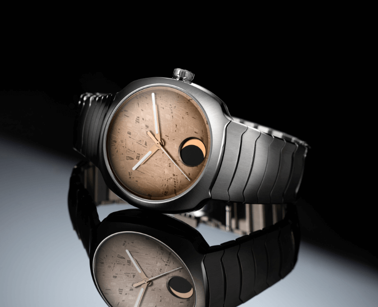 H. Moser & Cie. Streamliner Perpetual Moon Concept Meteorite