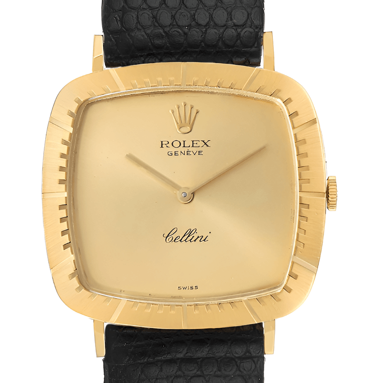 Rolex Cellini 4084 Champagne Dial N Serial 18K Solid Gold&nbsp;