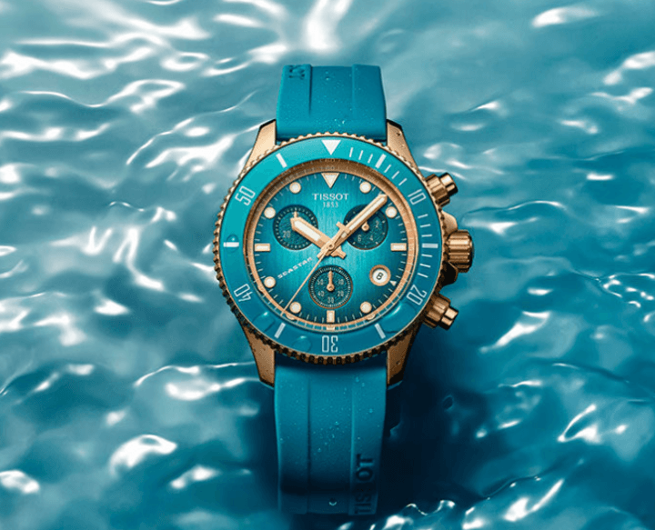 Seastar Chronograph Blue Dial editions