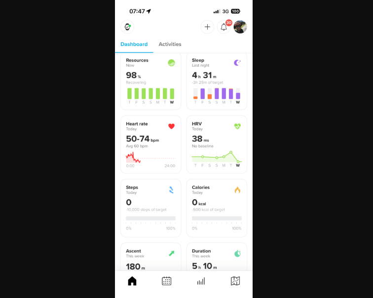 Race 2 เชื่อมต่อกับแอป Suunto สำหรับติดตามกิจกรรม วิเคราะห์สมรรถนะ และซิงค์ข้อมูลการวิ่ง เทรล และกีฬาหลากหลายประเภท