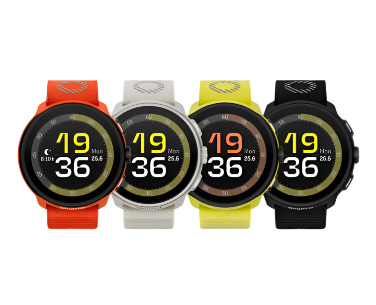 4 รุ่น สีส้มคอรัล, สีเทาฟรอสต์, สีเขียวมะนาว และสีดำ